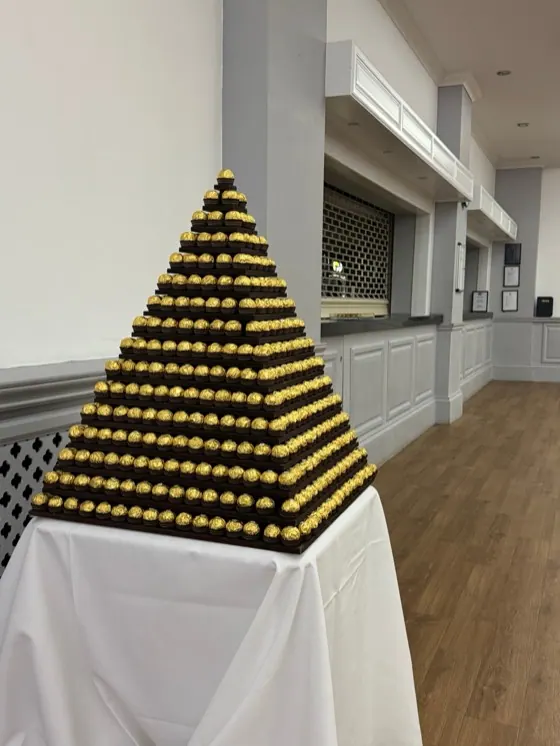 Ferrero Rocher pyramid
